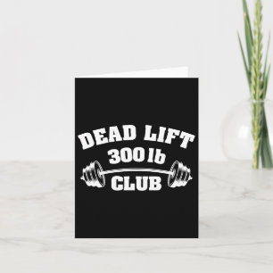 300 lbs Pfund Club Gym Weightlift Powerlift Dea Karte