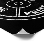 300 Lbs Pound Bench Press Club Gym Weightlifting P Poster (Ecke)