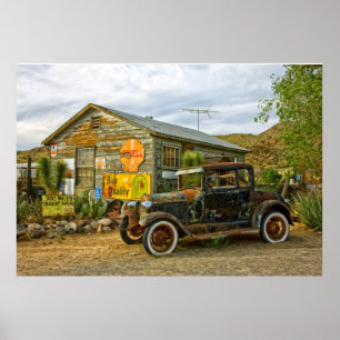 300 Meilen Wüste vor der Presse Poster