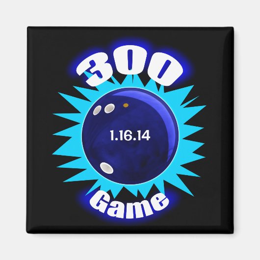 300 Perfect Game Blues Magnet (Vorne)