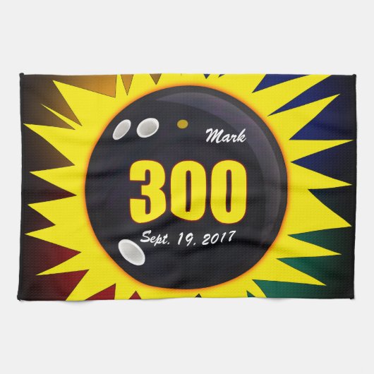 300 Perfect Game Custom Handtuch (Horizontal)