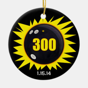 300 Perfect Game Yellow Keramik Ornament