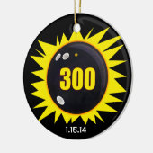 300 Perfect Game Yellow Keramik Ornament (Links)