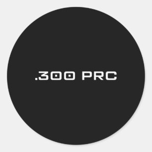 .300 PRC LÄNGE Jagen Lover Gift Runder Aufkleber