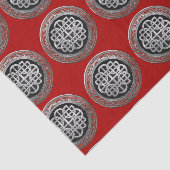 [300] Sacred Celtic Silver Knot Cross Seidenpapier (Ausschnitt)