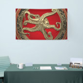 [300] Sacred Gold Octopus in Defensive Posture Banner (Messeveranstaltung)