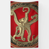 [300] Sacred Gold Octopus in Defensive Posture Banner (Vertikal)
