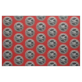 [300] Sacred Silver Octopus in Defensive Posture Stoff (Fat Quarter (45,7 x 55,9 cm))
