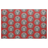 [300] Silbernes römisches KaiserEagle Stoff (Fat Quarter (45,7 x 55,9 cm))