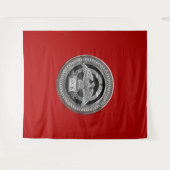 [300] Silberrömischer Kaiseradler über Medallion Wandteppich (Vorderseite (Horizontal))