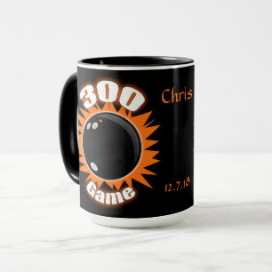 300 Spiel & 800 Serie - Bowler-Ehre Tasse