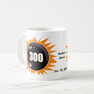 300 Spiel Orange & Schwarz Kaffeetasse