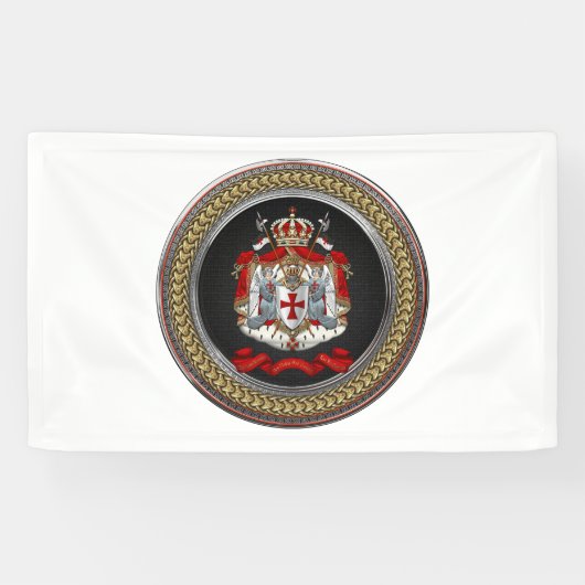 [300] Tempelwappen der Ritter Banner (Horizontal)
