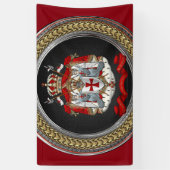 [300] Tempelwappen der Ritter Banner (Vertikal)