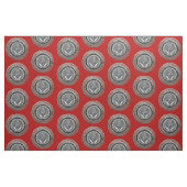 [300] Vorlagenmaurer - silbernes Quadrat u. Stoff (Fat Quarter (45,7 x 55,9 cm))