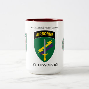 301. TAKTISCHE PSYOPS CO(ABN) 14. PSYOPS BN ZWEIFARBIGE TASSE