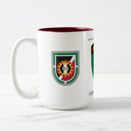 301. TAKTISCHE PSYOPS CO(ABN) 14. PSYOPS BN ZWEIFARBIGE TASSE (Links)