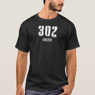302 Delaware Rough Stencil Design Premium_12 T-Shirt