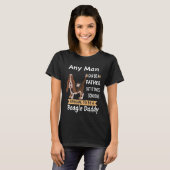 302 Jeder Mann - Beagle Daddy T-Shirt (Vorne ganz)