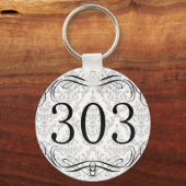 303 Bereichscode Schlüsselanhänger (Vorderseite)