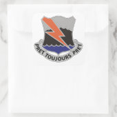 304. Signalbataillon Quadratischer Aufkleber (Tasche)