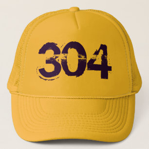 304 WV West Virginia Fernlastfahrer-Kappen-Hut Truckerkappe
