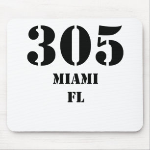 305 Miami FL Mousepad
