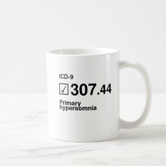 307,44, Primärhypersomnia Kaffeetasse