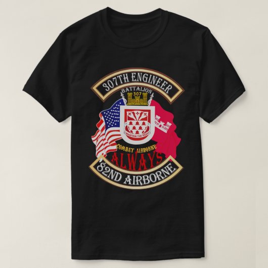 307. Technikbataillon X T-Shirt (Design vorne)
