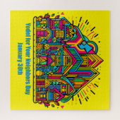 30.01. - Yodel für Ihren Nachbartag Puzzle (Horizontal)