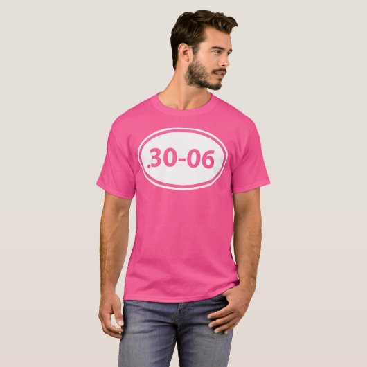 30-06 Gun Ammo Jagd Jagdgewehr Caliber Idee T-Shirt (Vorne ganz)