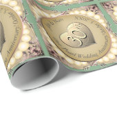 30./12. Hochzeitstag Geschenkpapier (Rolleneckpunkt)