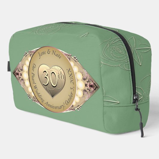 30./12. Pearl Anniversary Accessory Pouch Waschbeutel (Rechte Ecke)