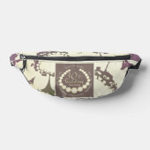 30./12. Pearl Floral Print Cut Sew Bag Bauchtasche (Ablage )