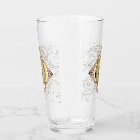 30./12. Pearl & Green Wedding Jubiläum Glas (Rechts)