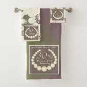 30./12. Pearl-Jahrestag Badhandtuch Set (Insitu)