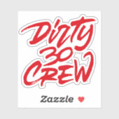 30 30 Crew Aufkleber (Blatt)