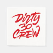 30 30 Crew Serviette (Vorderseite)