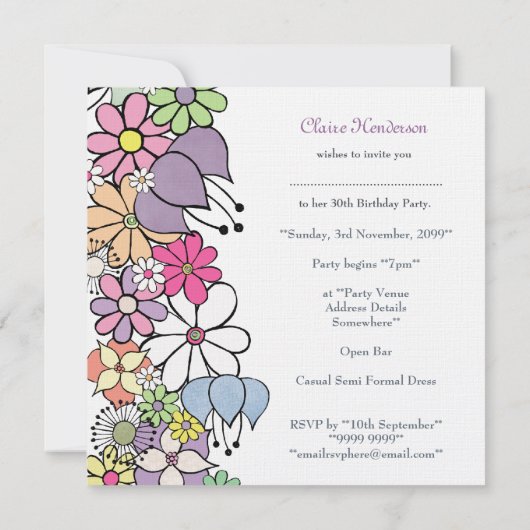 30. 30 EINLADUNG (Rückseite)