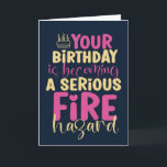 30. 40. 50. Geburtstagsgefahr Funny Birthday Karte<br><div class="desc">Hübsche,  humorvolle und manchmal sarkastische Geburtstagskarten für Ihre Familie und Freunde. Holen Sie sich diese lustige Karte für Ihre besondere Person. Besuchen Sie unseren Laden für coolere Geburtstagskarten.</div>