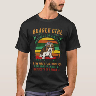 30 Beagle Mädchen - die Seele - Das Feuer - Das He T-Shirt