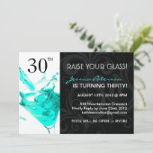 30. BIRTHDAY-PARTY EINLADUNGEN (Stehend Vorderseite)