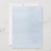 30. Blue Cupcake Geburtstagsparty Einladung (Rückseite)