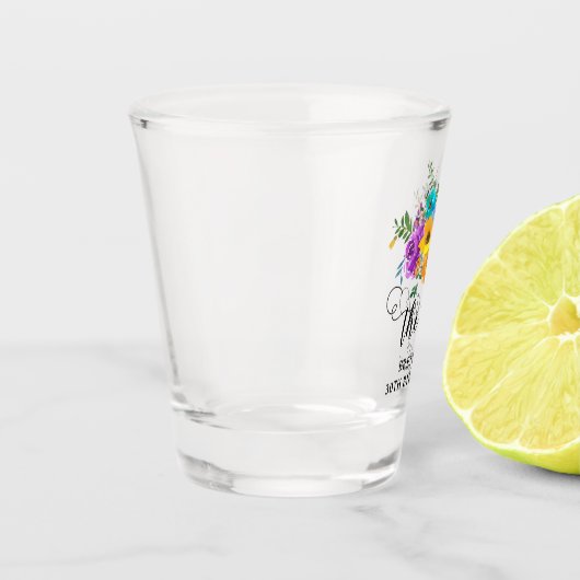 30' Bright & Bold Floral 30. Schnapsglas (Links)