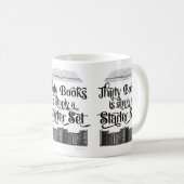 30 Bücherleser für Design Kaffeetasse (VorderseiteRechts)