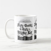30 Bücherleser für Design Kaffeetasse (Links)