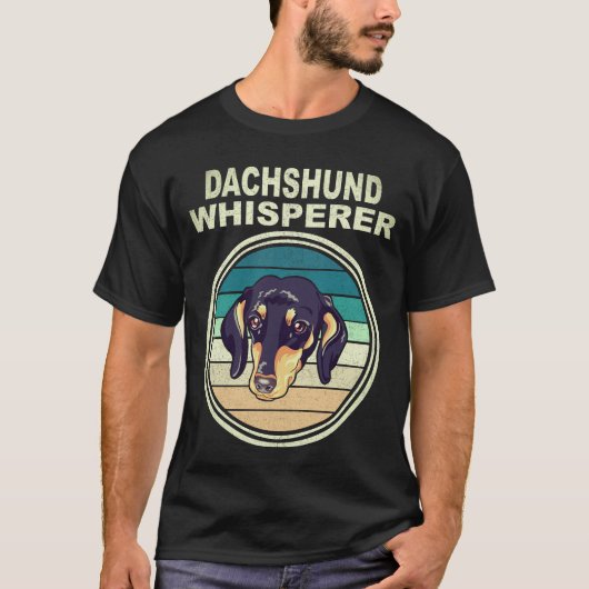 30 Dackelflüsterer Vintage T-Shirt (Vorderseite)