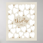 30 Dinge, die wir über Sie Liebe Poster (Vorne)