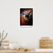 30 Doradus (Tarantula Nebula, NGC 2070) Poster (Küche)