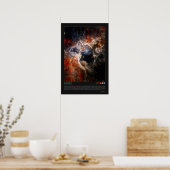 30 Doradus (Tarantula Nebula, NGC 2070) Poster (Küche)